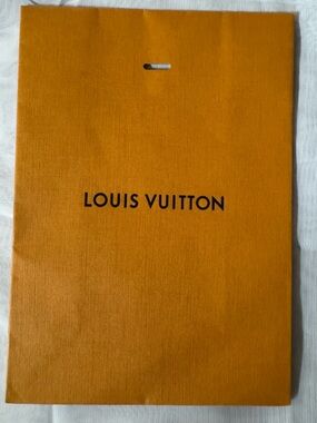 Louis Vuitton 💯% Authentic iconic paper envelope bag — Like New. Ideal for gifts